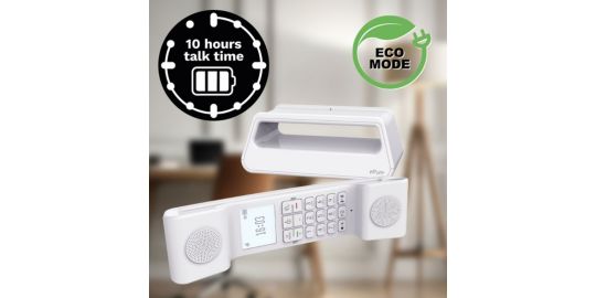 Téléphone sans fil ALCATEL ePure Iconic Blanc
