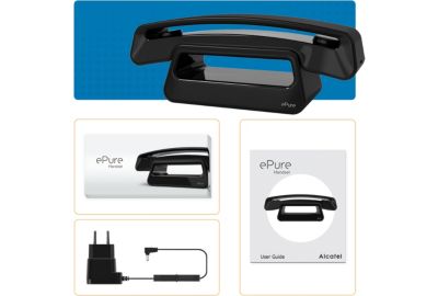 Combiné supplémentaire ALCATEL Combiné Supp ePure Iconic Noir