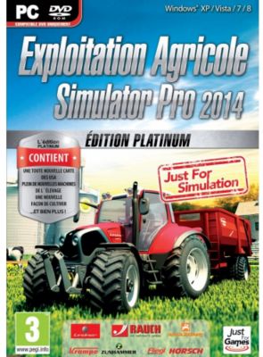 Jeu PC JUST FOR GAMES Exploitation Agricole Pro Simulator 2014 Jeu PC JUST FOR GAMES Exploitation Agricole Pro Simulator 2014