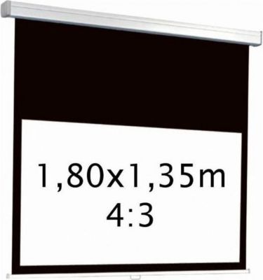 Ecran de projection KIMEX electrique 1,80 x 1,35 m- Format 4:3