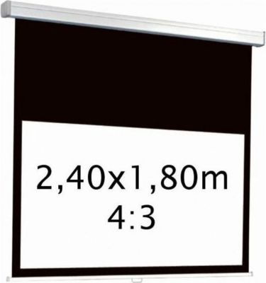 Ecran de projection KIMEX electrique 2,40 x 1,80 m- Format 4:3