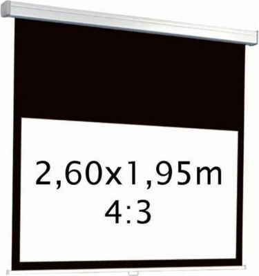 Ecran de projection KIMEX electrique 2,60 x 1,95 m- Format 4:3