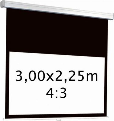 Ecran de projection KIMEX electrique 3,00 x 2,25 m- Format 4:3 Ecran de projection KIMEX electrique 3,00 x 2,25 m- Format 4:3