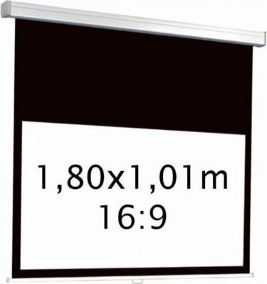 Ecran de projection KIMEX electrique 1,80 x 1,01 m- Format 16:9