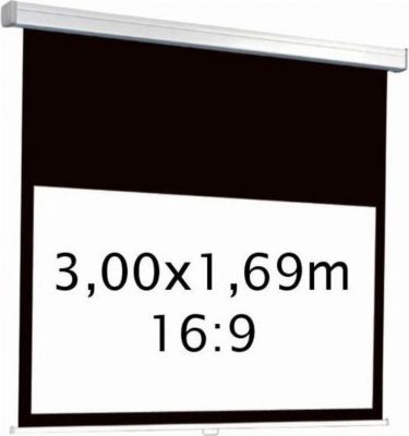 Ecran de projection KIMEX electrique 3,00 x 1,69 m- Format 16:9