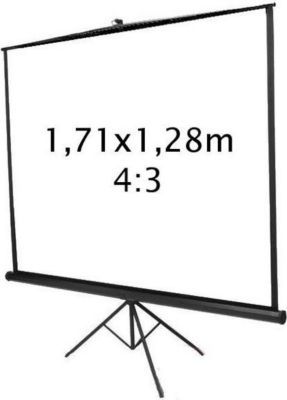 Ecran de projection KIMEX trépied 1,71 x 1,28 m- Format 4:3