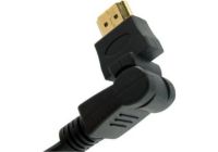 Câble HDMI KIMEX COUDE, MALE / MALE, VERSION 1.4, 1,5m