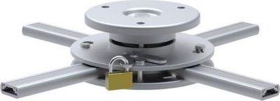 Support vidéoprojecteur KIMEX plafond, hauteur 6 cm, fixation 16-33 cm