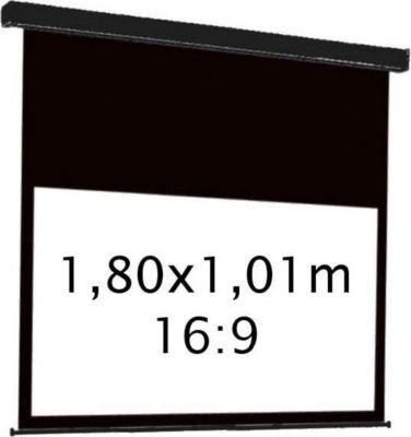 Ecran de projection KIMEX electrique 1,80 x 1,01 m- Format 16:9