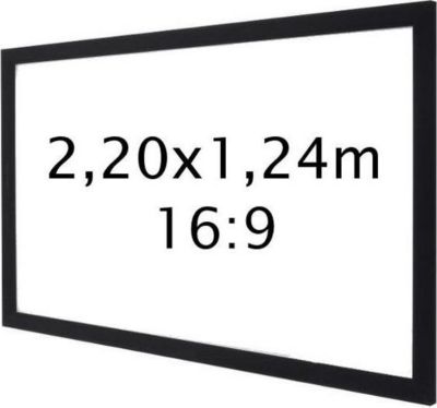 Ecran de projection KIMEX sur cadre 2,20 x 1,24 m- Format 16:9