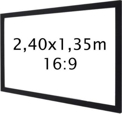 Ecran de projection KIMEX sur cadre 2,40 x 1,35 m- Format 16:9