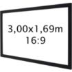 KIMEX sur cadre 3,00 x 1,69 m- Format 16:9