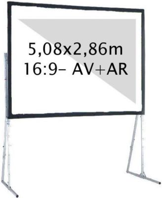 KIMEX valise 5,08 x 2,86m, 16:9- Toile AV + AR