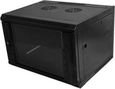 Baie de brassage KIMEX murale 19'', Prof. 450mm, Capacité 9U