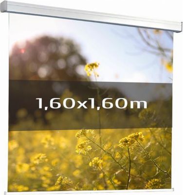 Ecran de projection KIMEX Electrique 1,60 x 1,60m- Toile blanche