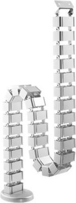 Range câble KIMEX Goulotte passe-câbles articulée, 130cm