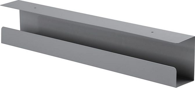 Goulotte passe-câbles horizontale de bureau Kimex 150-3102 60 cm Noir
