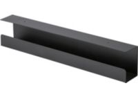 Goulotte range-câbles KIMEX Passe-câbles de bureau 60 cm Noir