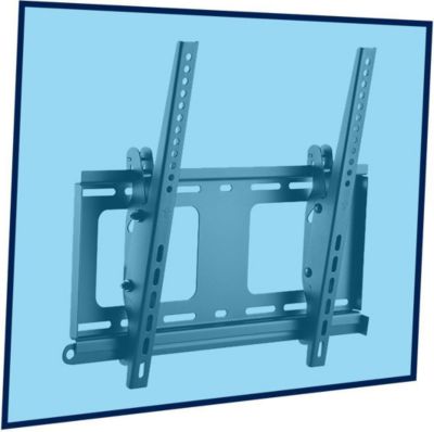 Support mural TV KIMEX Mural inclinable antivol Écran TV 32-55"
