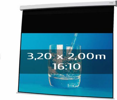 Ecran de projection KIMEX ELECTRIQUE 3,20 X 2,00 M- FORMAT 16/10