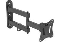 Support mural TV KIMEX orientable inclinable écran TV 13-27"