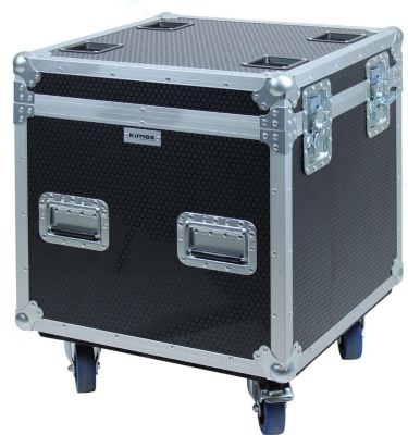 Flight case KIMEX malle 60x60x60m + rangement intérieur