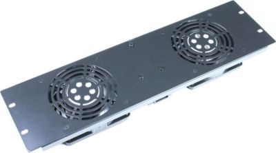 Accessoire rack KIMEX Bloc 2 ventilateurs baie 19", 3U