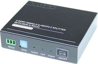 Répartiteur KIMEX Splitter HDMI2.0/ 1 entrée-2 sorties