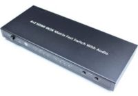 Répartiteur KIMEX Matrice HDMI 4 entrées- 2 Sorties UHD