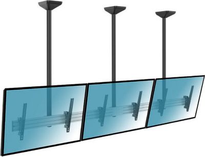 Support mural TV KIMEX Support Plafond 3 écrans TV 45"-50"/55"