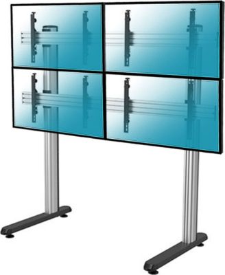 Pied TV KIMEX Support sur pied 4 écrans TV 45"- 55" Pied TV KIMEX Support sur pied 4 écrans TV 45"- 55"