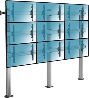 Pied TV KIMEX Support sur Pied 9 écrans TV 45"-50"/55" Pied TV KIMEX Support sur Pied 9 écrans TV 45"-50"/55"
