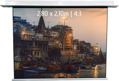 Ecran de projection KIMEX motorisé encastrable 2,80 x 2,10m, 4:3