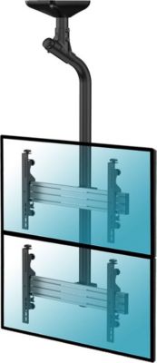Support plafond TV KIMEX Support plafond 2 écrans 43-55", 175 cm