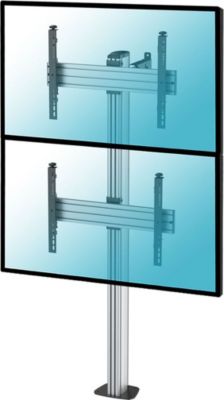 Pied TV KIMEX Support de Sol 2 écrans TV 40"-65" Pied TV KIMEX Support de Sol 2 écrans TV 40"-65"