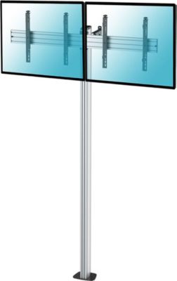 Pied TV KIMEX Support sur pied 2 écrans TV 43" - 49"