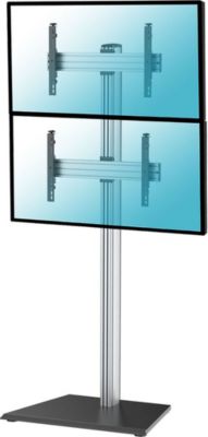Pied TV KIMEX Support de sol 2 écrans TV 40"-65" Pied TV KIMEX Support de sol 2 écrans TV 40"-65"