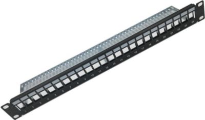 Accessoire rack KIMEX Panneau de Brassage 1U 24 Ports Vide