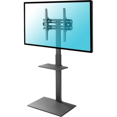 Support TV Sur Pied KIMEX – Pour écrans 32 à 75 Pouces – Hauteur Max 175 Cm – Charge 50 Kg – VESA 200x200 à 600x400 – Noir