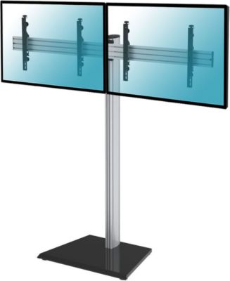Pied TV KIMEX Support sur pied 2 écrans TV 50"- 55"