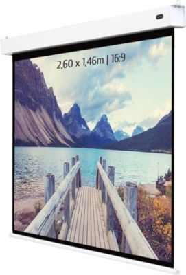 Ecran de projection KIMEX motorisé à batterie 2,60x1,46m 16:9