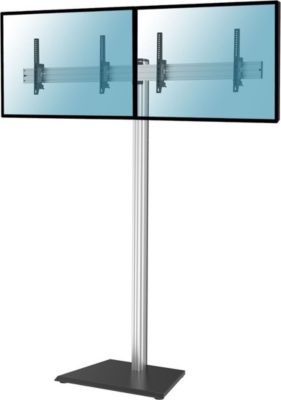 Pied TV KIMEX Pied pour 2 écrans TV 50" - 55", H 240cm