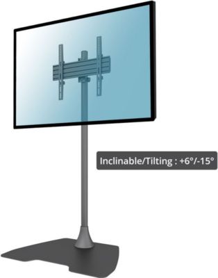 Pied TV KIMEX écran TV 32-75", Inclinable, 400x400 max
