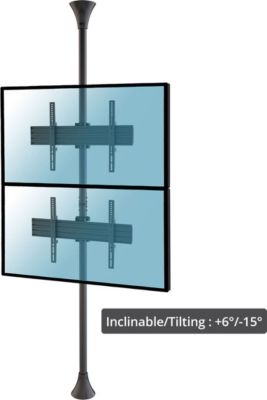 Pied TV KIMEX Support sol écran 32-75, Vesa 600x400