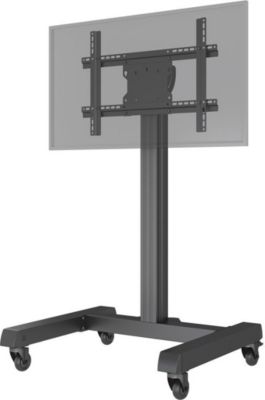 Pied TV KIMEX mobile pour écran 32"-75", Hauteur 118cm
