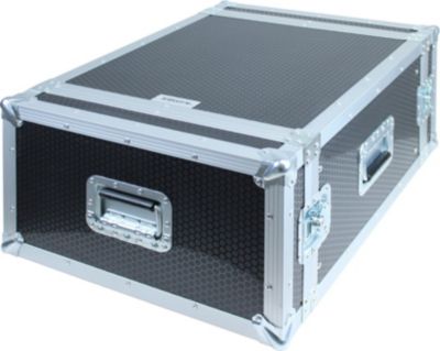 Flight case KIMEX rack case 19", Capacité 6U, Double porte