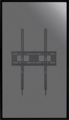 Support mural TV KIMEX fixe pour TV 37''- 75'', Mode portrait