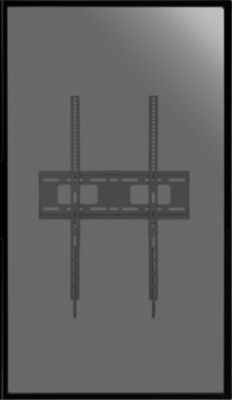 Support mural TV KIMEX fixe pour TV 37''- 75'', Mode portrait Support mural TV KIMEX fixe pour TV 37''- 75'', Mode portrait