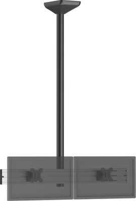 Support plafond TV KIMEX plafond menu board 2 TV 32''-Haut. 150cm