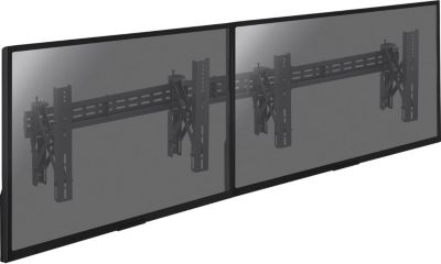 Support mural TV KIMEX Support mur d'images 2 TV 49''-65''